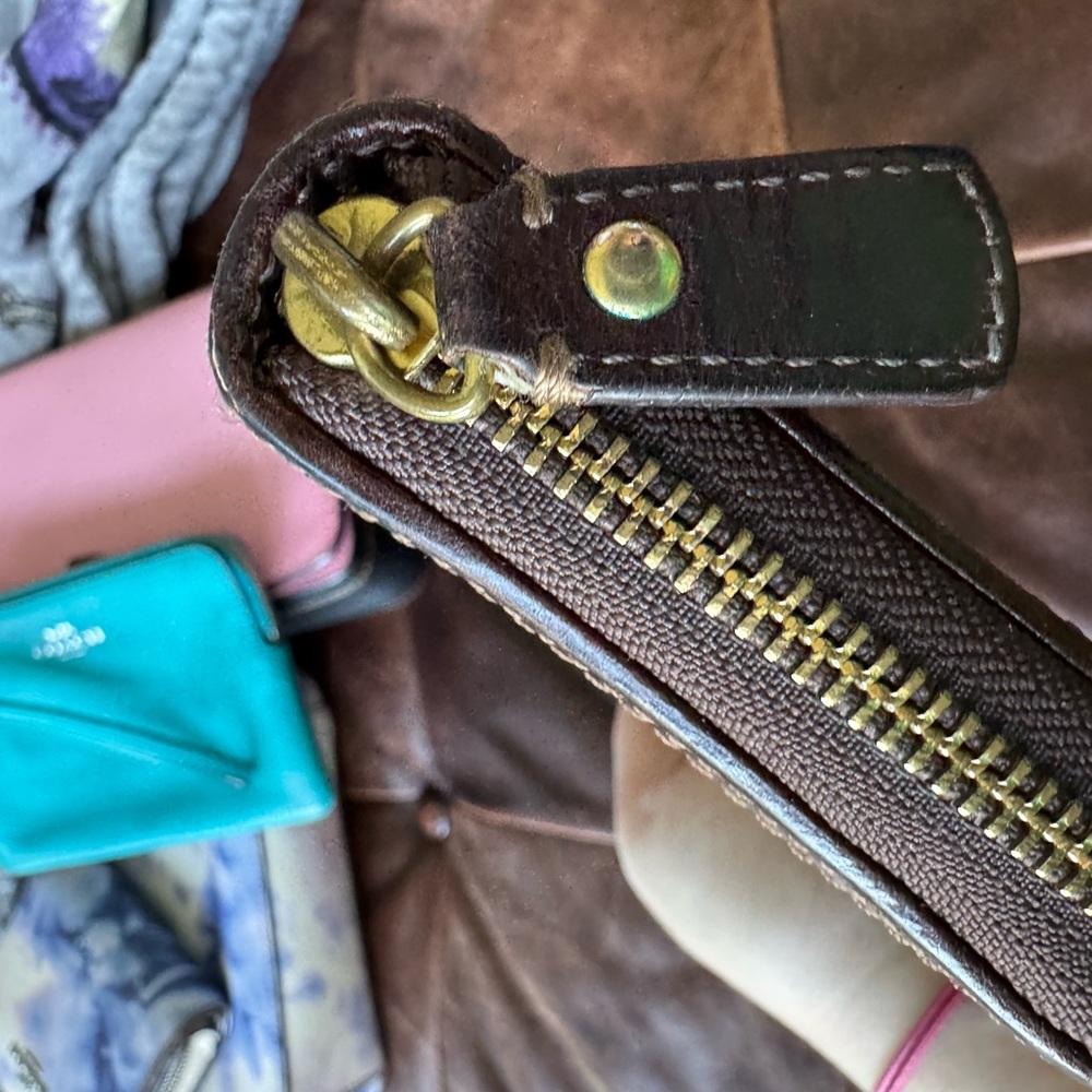 Coach Leather and Canvas Wallet - Picture 6 of 9